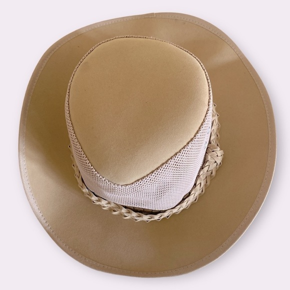Dolman Pacific Bush Soaker Cowboy Western Hat UPF50+ Tan Mesh Inserts L…… - Picture 5 of 5